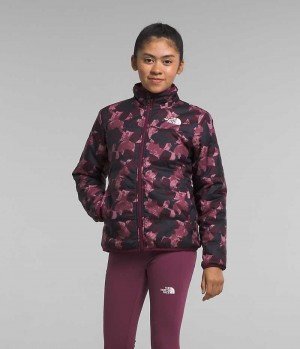 The North Face Reversible Mossbud Fleece Jakker Pige Flerfarvede | DK OMHRG