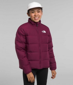 The North Face Reversible North Dunjakke Pige Bordeaux | DK OSANY