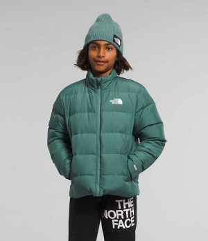 The North Face Reversible North Dunjakke Drenge Grøn | DANMARK KRZCV