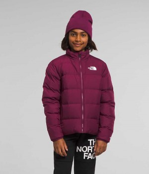 The North Face Reversible North Dunjakke Drenge Bordeaux | DK VLQTG