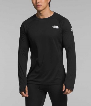 The North Face Summit Series Pro 120 Crew Sweatshirt Herre Sort | DK OFMKQ