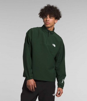 The North Face Tekware™ Grid ¼-Zip Pullover Herre Grøn | DANMARK OJMBD