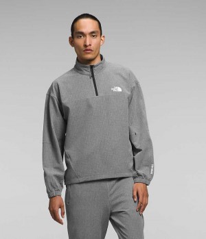 The North Face Tekware™ Grid ¼-Zip Pullover Herre Grå | DK FIXCW