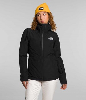 The North Face ThermoBall™ Eco Snow Triclimate® Isolerede Jakker Dame Sort | DK SUENB