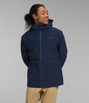 The North Face ThermoBall™ Eco Triclimate® Isolerede Jakker Herre Blå | DANMARK PHYSX