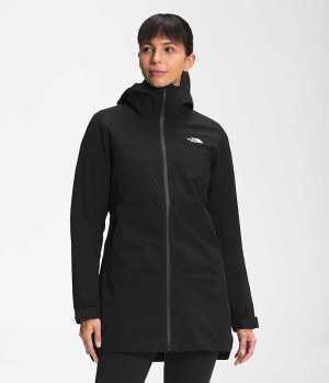 The North Face ThermoBall™ Eco Triclimate® Parka Dame Sort | DANMARK RBUOM