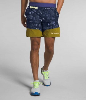 The North Face Trailwear OKT Trail Shorts Herre Mørkeblå | DANMARK BXILQ