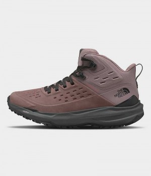 The North Face VECTIV Exploris 2 Mid FUTURELIGHT™ Læder Vandrestøvler Dame Fuchsia | DK XNWEU