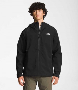 The North Face Valle Vista Stretch Regnjakke Herre Sort | DANMARK XHWRA