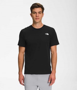 The North Face Wander Kort Sleeve T-Shirt Herre Sort | DK ZMDSE