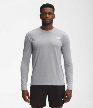 The North Face Wander Long Sleeve T-Shirt Herre Grå | DK SLOAW