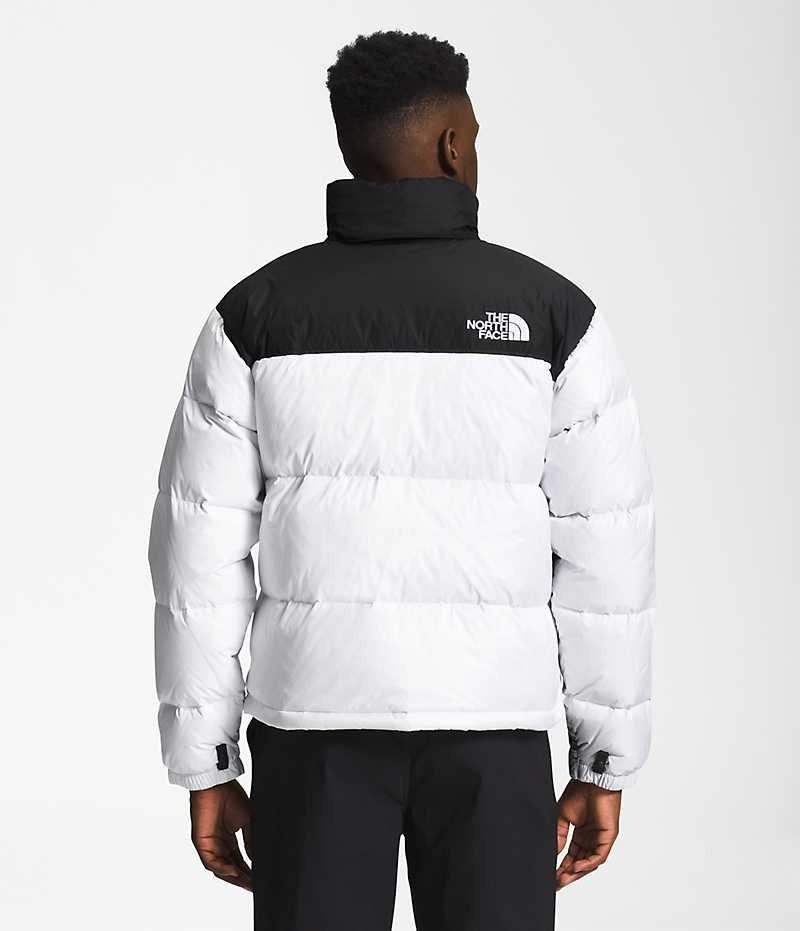 The North Face 1996 Retro Nuptse Dunjakke Herre Hvide Sort | DK SWKAD