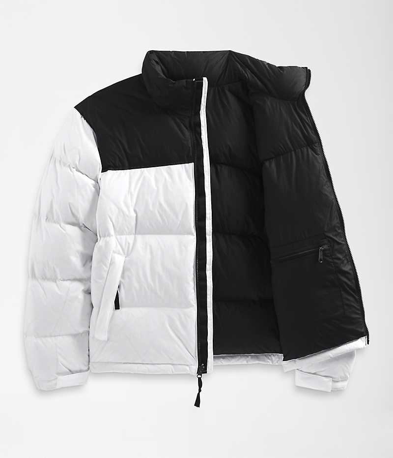 The North Face 1996 Retro Nuptse Dunjakke Herre Hvide Sort | DK SWKAD