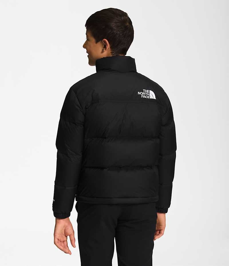 The North Face 1996 Retro Nuptse Dunjakke Drenge Sort | DANMARK RAFBG