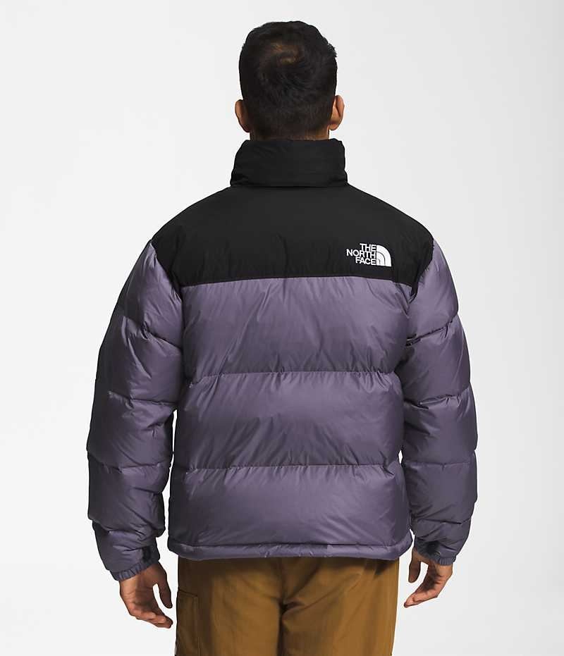 The North Face 1996 Retro Nuptse Dunjakke Herre Lilla Sort | DK WXLJD