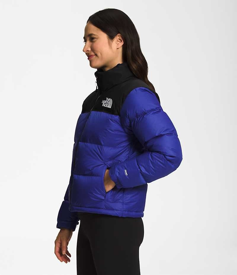 The North Face 1996 Retro Nuptse Dunjakke Dame Blå | DANMARK XKUOJ