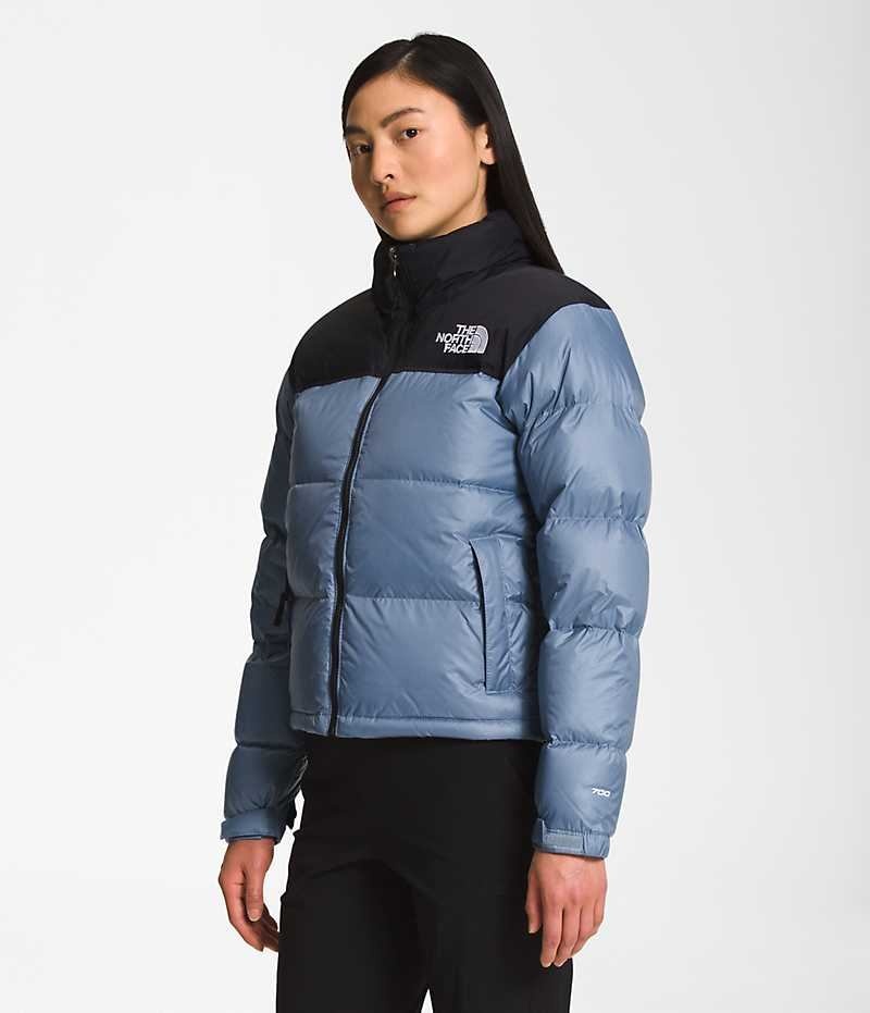 The North Face 1996 Retro Nuptse Dunjakke Dame Blå | DK JQGKE