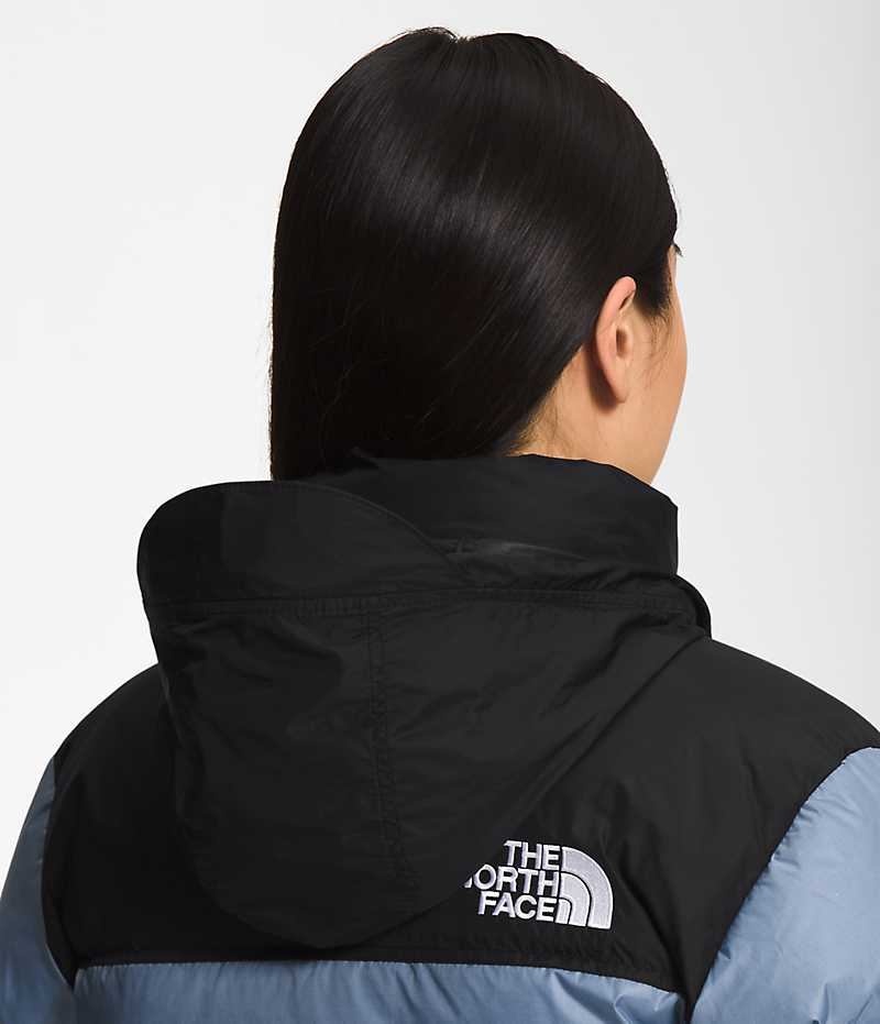 The North Face 1996 Retro Nuptse Dunjakke Dame Blå | DK JQGKE