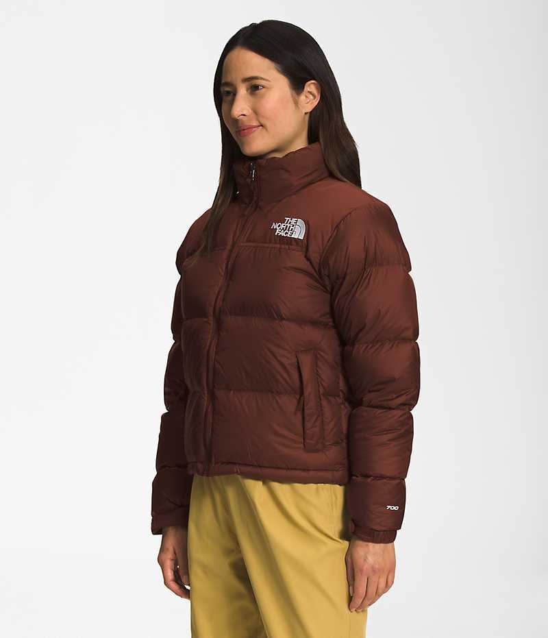 The North Face 1996 Retro Nuptse Dunjakke Dame Bordeaux | DANMARK IHCZV