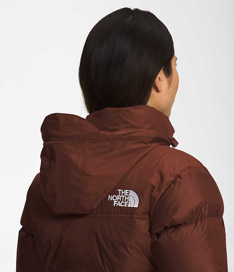 The North Face 1996 Retro Nuptse Dunjakke Dame Bordeaux | DANMARK IHCZV