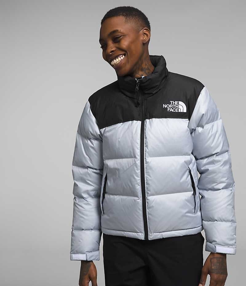 The North Face 1996 Retro Nuptse Dunjakke Dame Sort Hvide | DK HQSTV