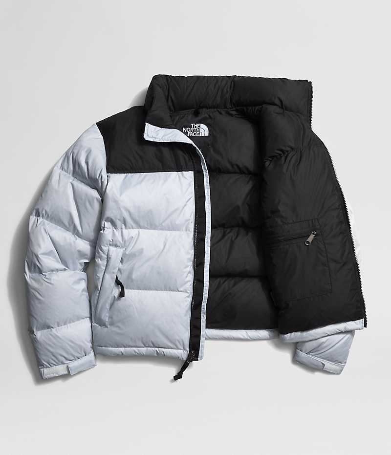 The North Face 1996 Retro Nuptse Dunjakke Dame Sort Hvide | DK HQSTV