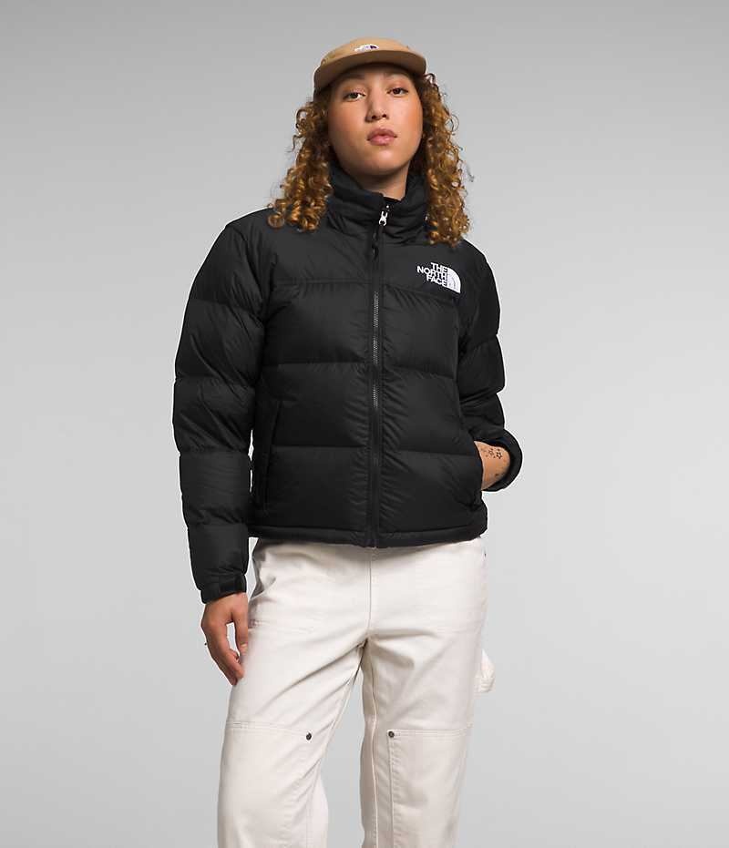 The North Face 1996 Retro Nuptse Dunjakke Dame Sort | DK AFVTO