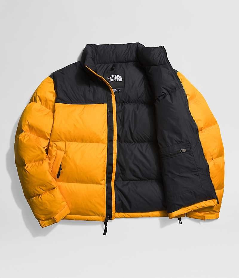 The North Face 1996 Retro Nuptse Dunjakke Herre Guld Sort | DANMARK AWMCX