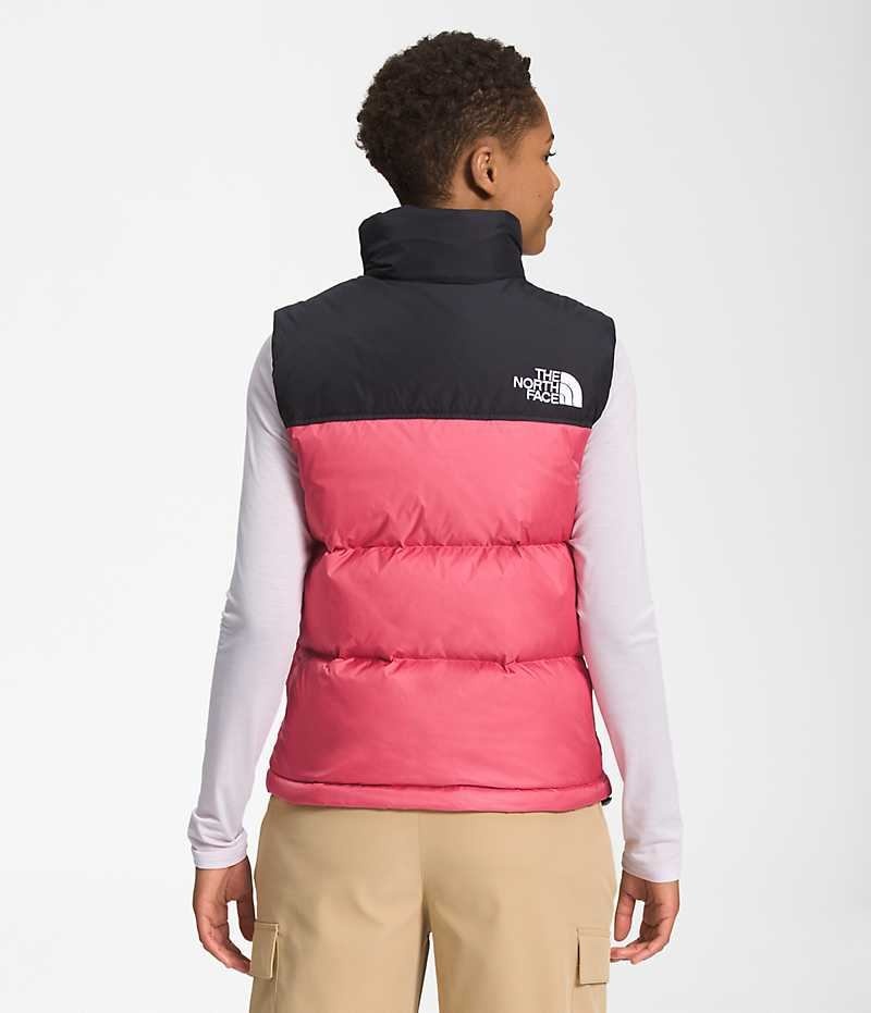 The North Face 1996 Retro Nuptse Dunvest Dame Lyserød | DANMARK NHISO