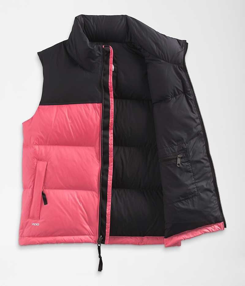 The North Face 1996 Retro Nuptse Dunvest Dame Lyserød | DANMARK NHISO