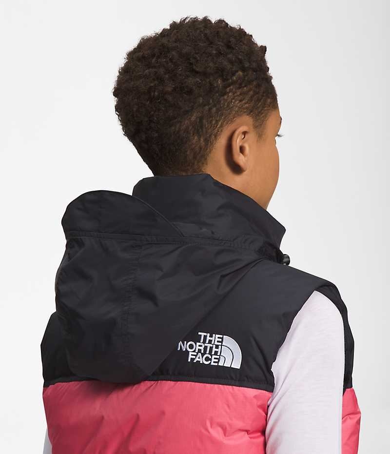 The North Face 1996 Retro Nuptse Dunvest Dame Lyserød | DANMARK NHISO