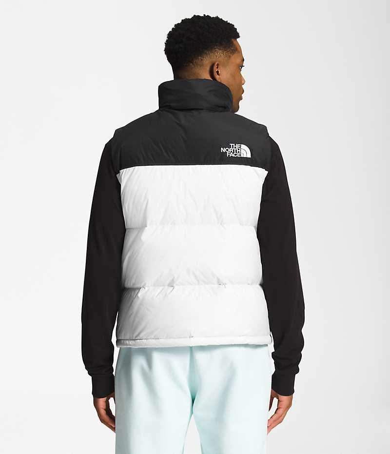 The North Face 1996 Retro Nuptse Dunvest Herre Hvide Sort | DK XBNTI