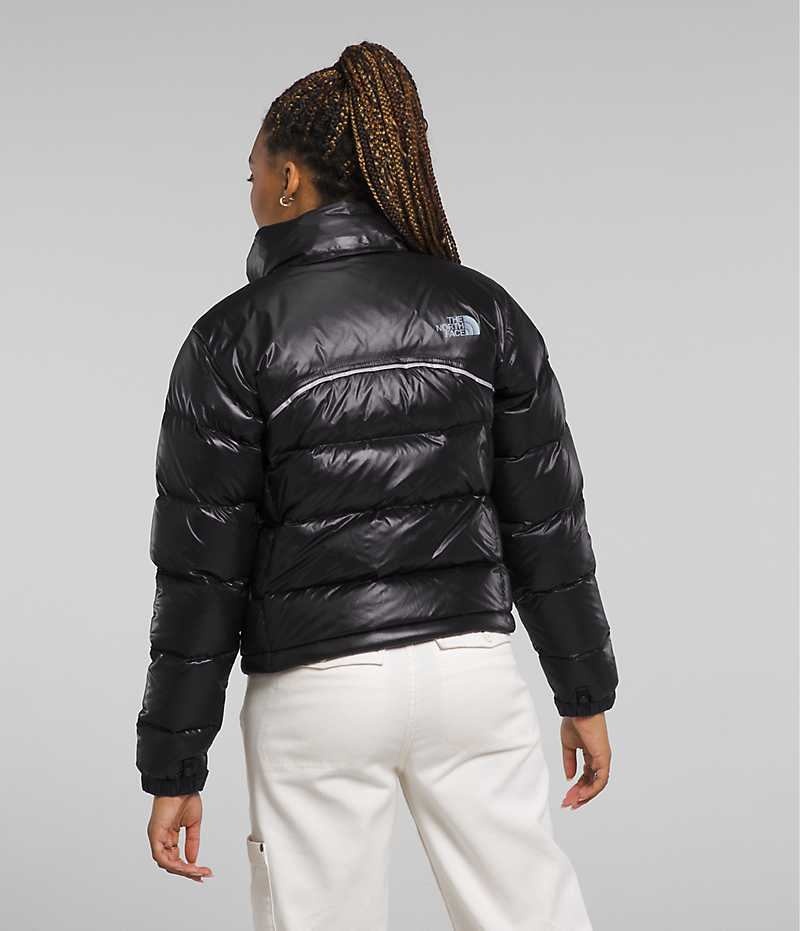 The North Face 2000 Retro Nuptse Dunjakke Dame Sort | DANMARK RAOJY