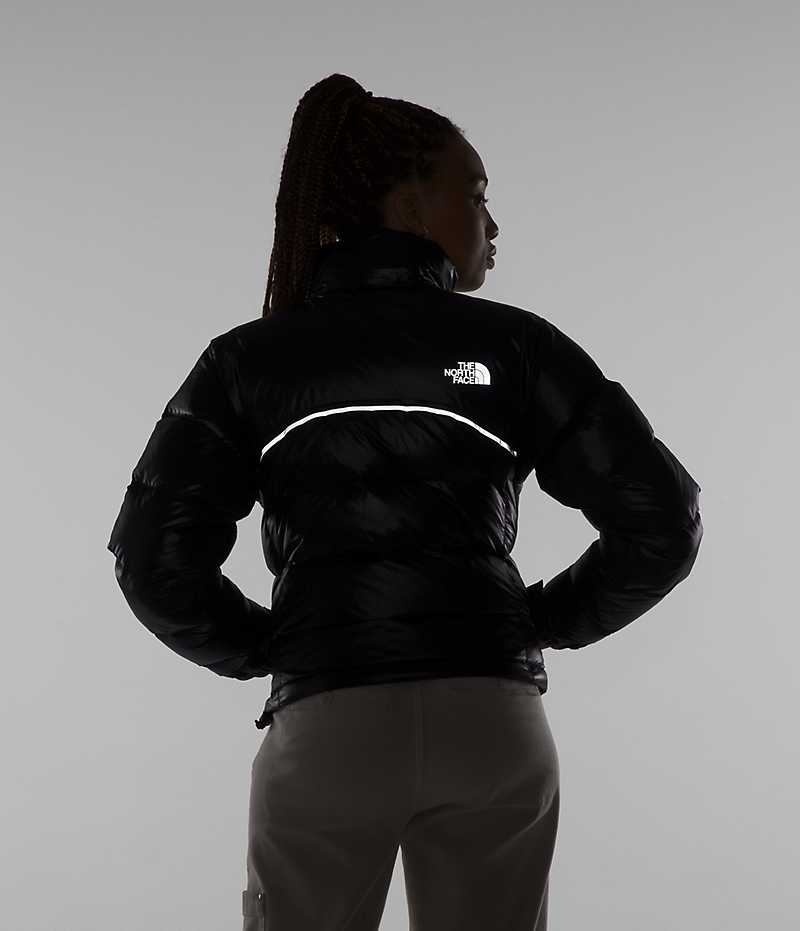 The North Face 2000 Retro Nuptse Dunjakke Dame Sort | DANMARK RAOJY