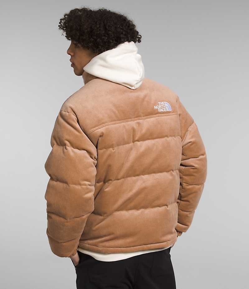 The North Face ’92 Reversible Nuptse Dunjakke Herre Khaki | DANMARK BPODJ