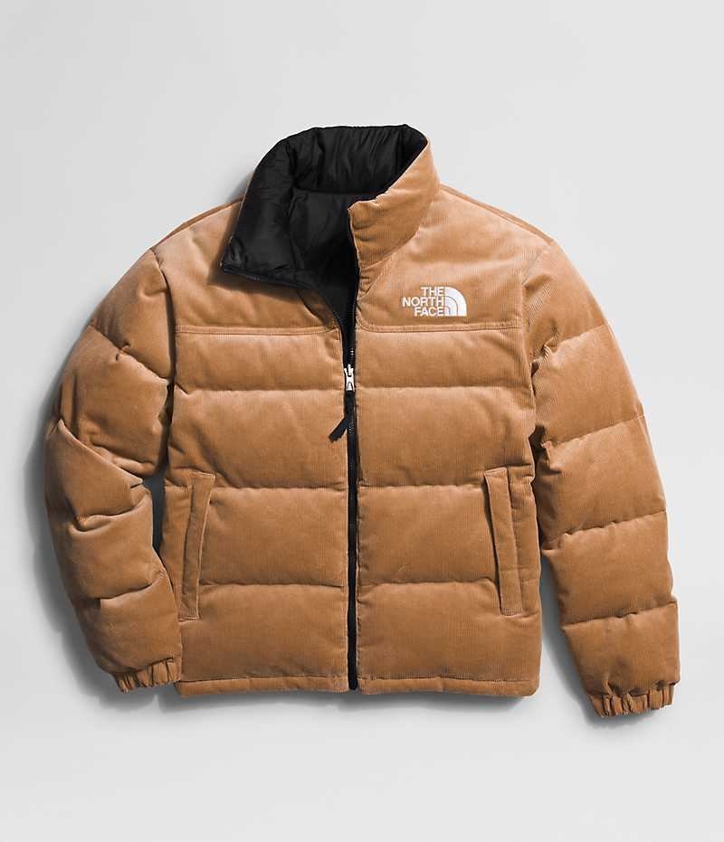 The North Face ’92 Reversible Nuptse Dunjakke Herre Khaki | DANMARK BPODJ