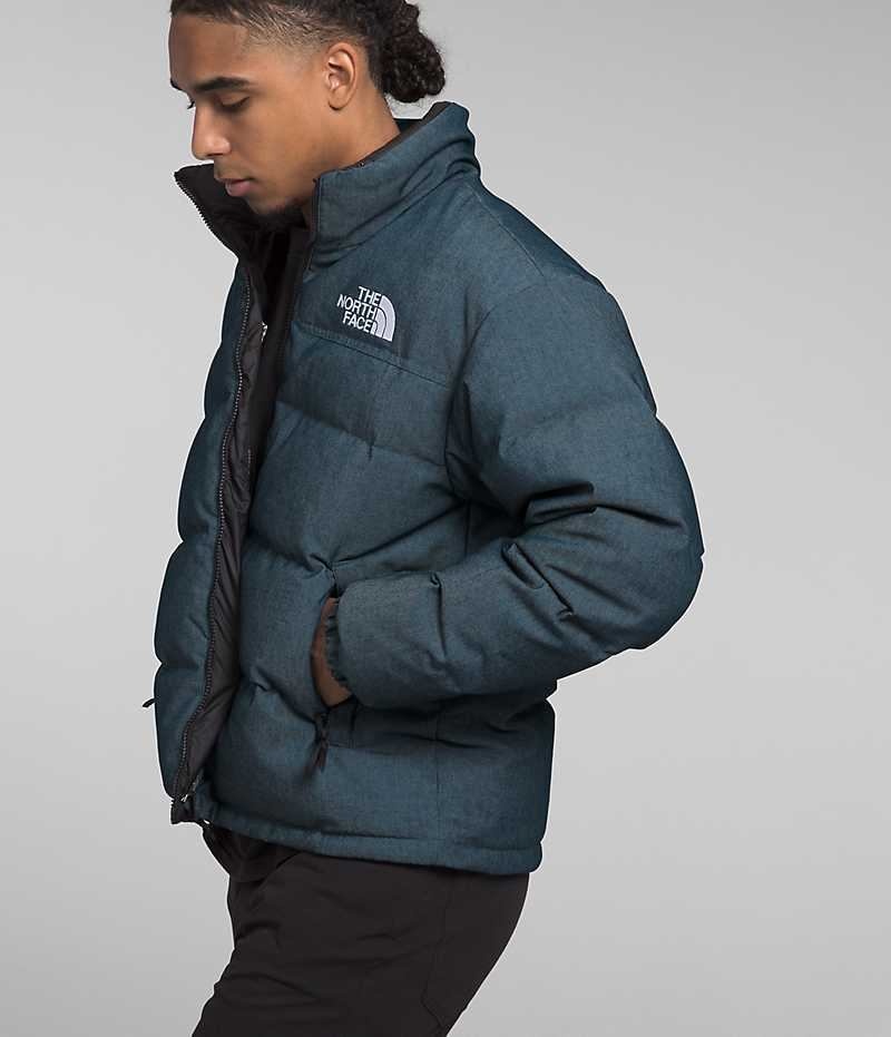 The North Face ’92 Reversible Nuptse Dunjakke Herre Blå | DANMARK XHORT