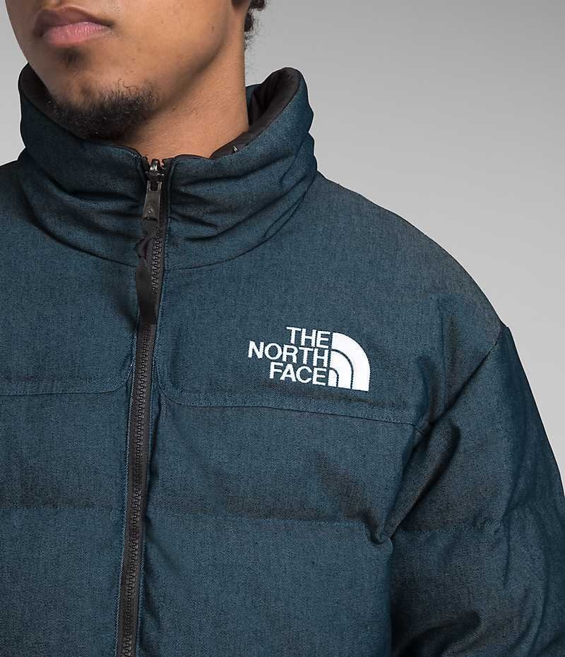 The North Face ’92 Reversible Nuptse Dunjakke Herre Blå | DANMARK XHORT