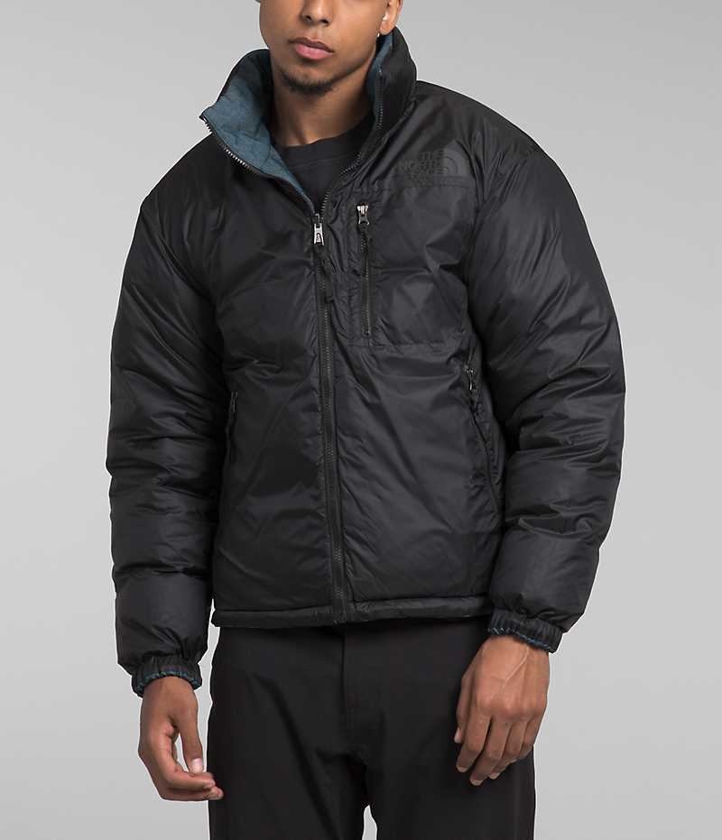 The North Face ’92 Reversible Nuptse Dunjakke Herre Blå | DANMARK XHORT