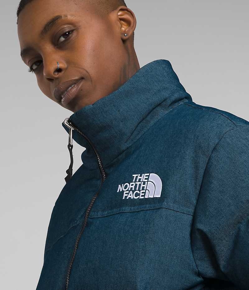 The North Face ’92 Reversible Nuptse Dunjakke Dame Blå | DANMARK ZSAIB