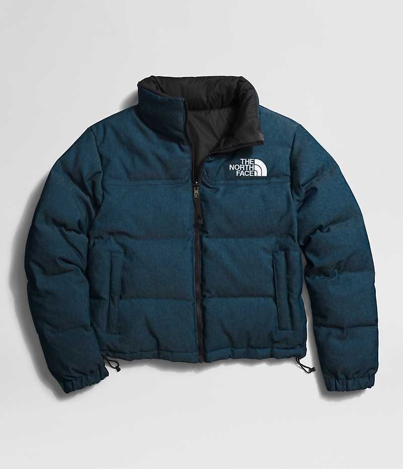 The North Face ’92 Reversible Nuptse Dunjakke Dame Blå | DANMARK ZSAIB