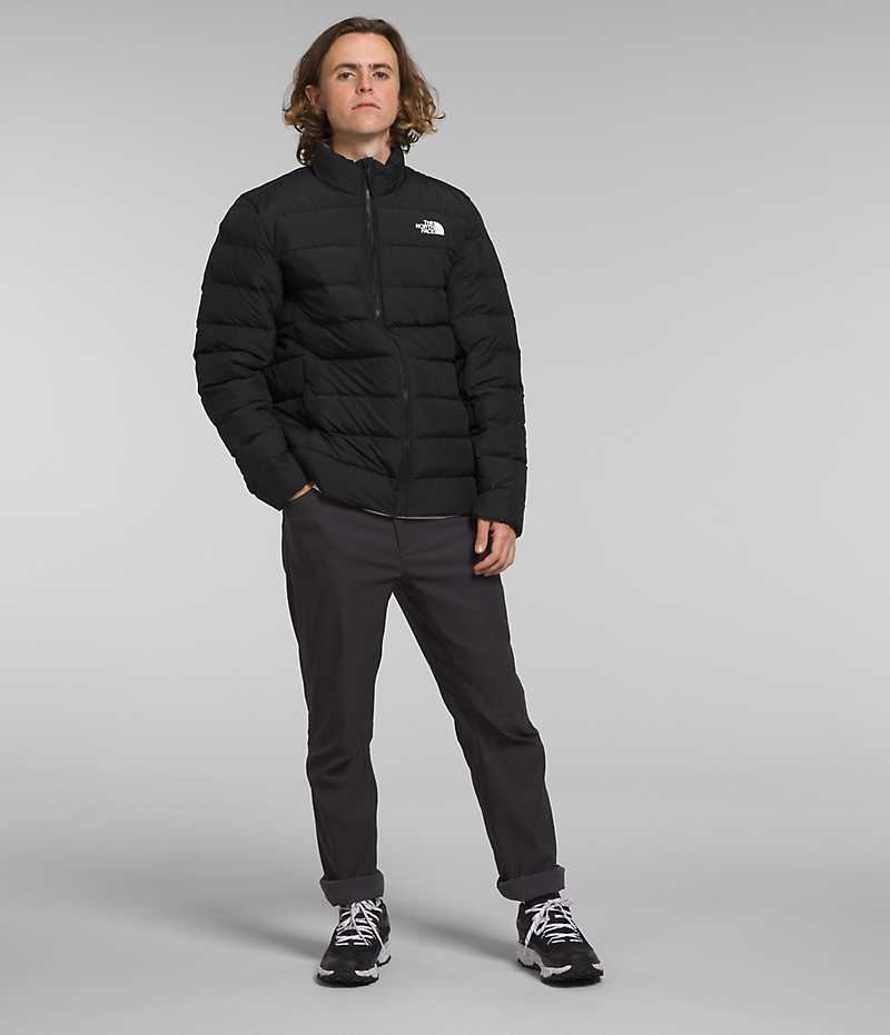 The North Face Aconcagua 3 Dunjakke Herre Sort | DANMARK VLBQM