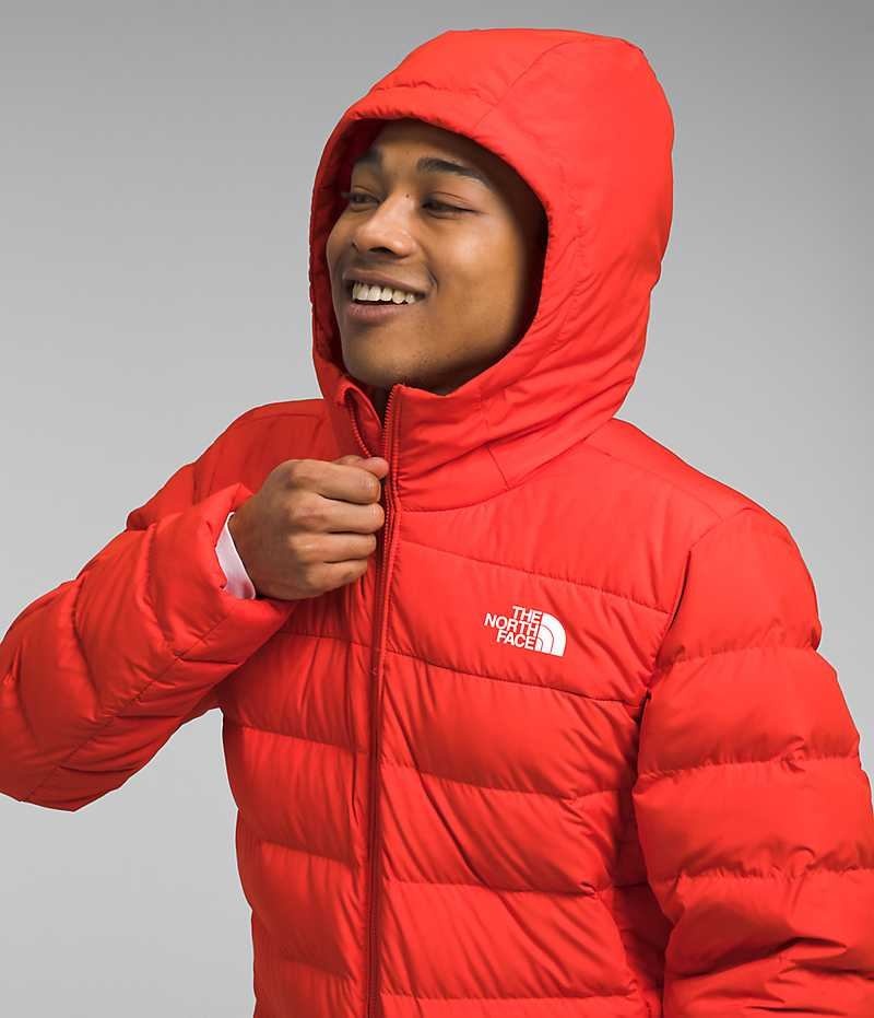 The North Face Aconcagua 3 Hoodie Dunjakke Herre Rød | DANMARK MCXUW