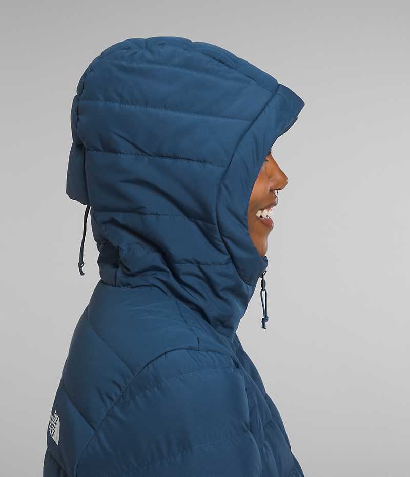 The North Face Aconcagua 3 Hoodie Dunjakke Dame Blå | DK UOWRA