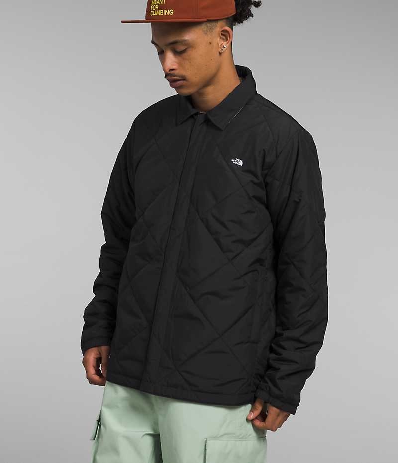 The North Face Afterburner Flannel Isolerede Jakker Herre Sort | DK KVBZN