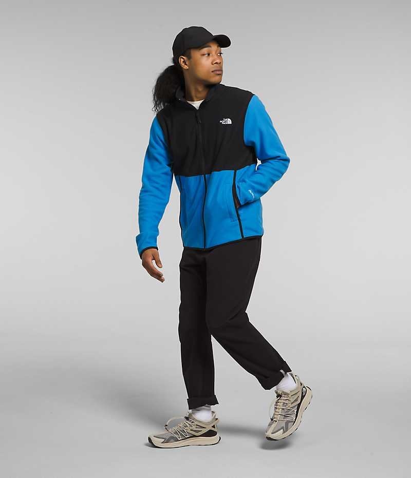 The North Face Alpine Polartec® 100 Fleece Jakker Herre Blå Sort | DK OTUFB