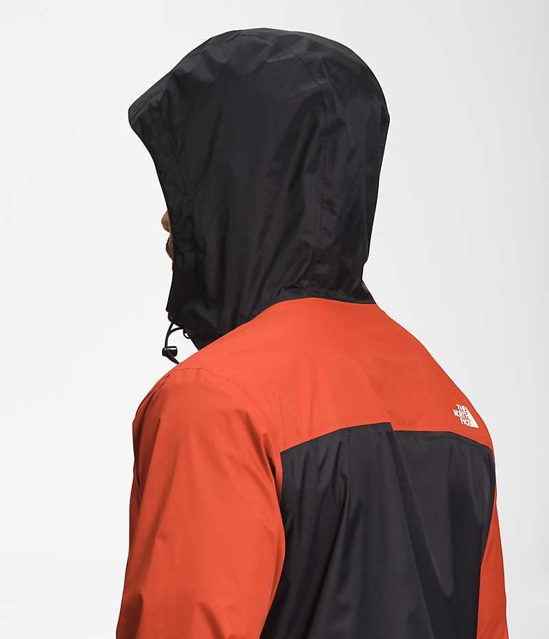 The North Face Alta Vista Regnjakke Herre Koral Sort | DANMARK IFWLM