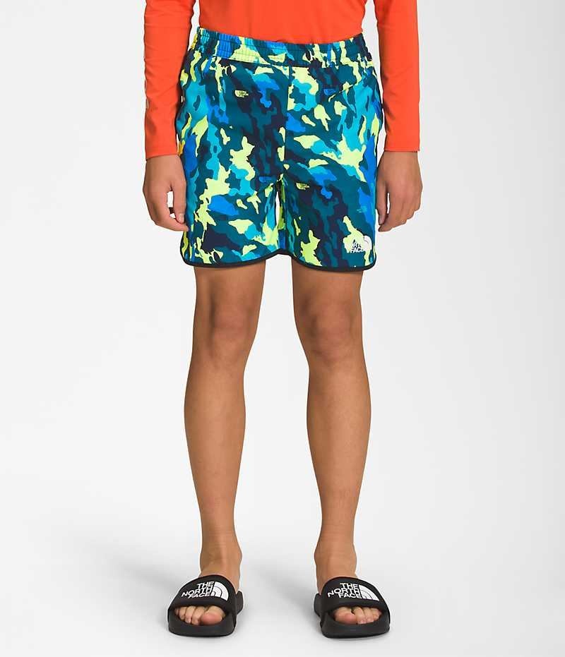 The North Face Amphibious Class V Shorts Drenge Camo | DK POQWF