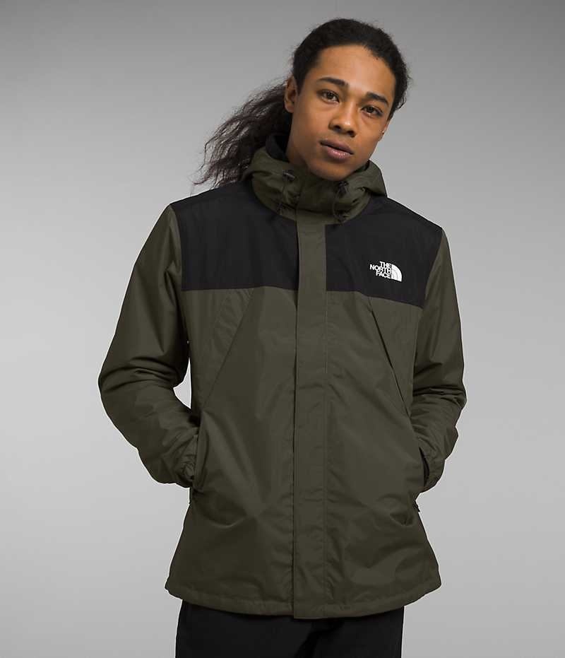 The North Face Antora Triclimate® Isolerede Jakker Herre Grå Sort | DANMARK SRVAY