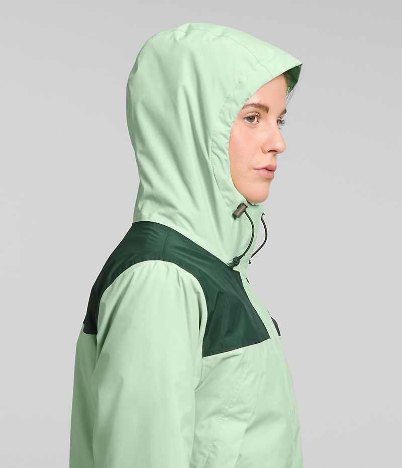 The North Face Antora Triclimate® Regnjakke Dame Mintgrønne | DANMARK YHGZO